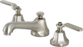 Kingston Brass KS4468KL Whitaker Widespread Bathroom Faucet with Brass Pop-Up, Brushed Nickel