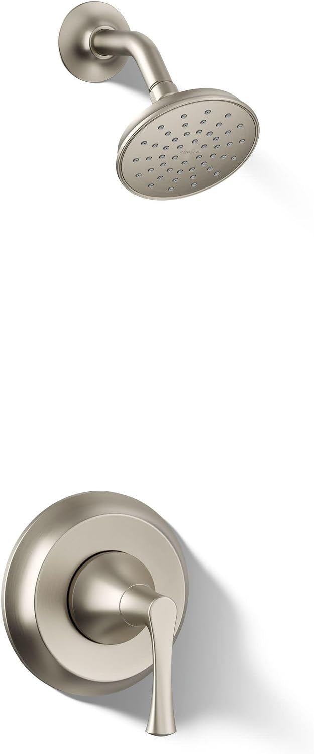 Kohler TS35938-4H-BN Buckley™ Rite-Temp® shower trim kit, 1.5 gpm, Vibrant Brushed Nickel