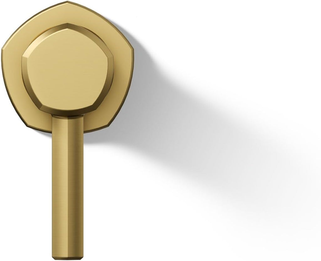 KOHLER K-27012-4-2MB Occasion Wall-Mount Bathroom Sink Faucet Handle, Premium Durable Metal, Corrosion Resistant, Vibrant Brushed Moderne Brass