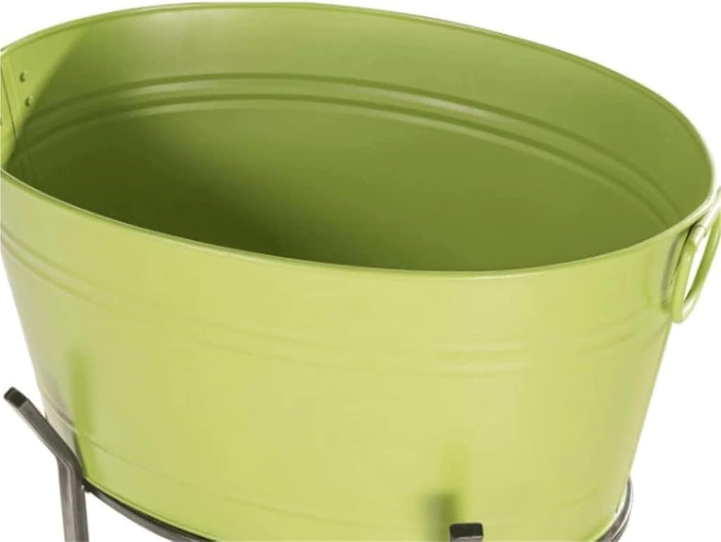 Ice Bucket with Stand， Drink Cooler with Stand and Tray for Parties and Bar