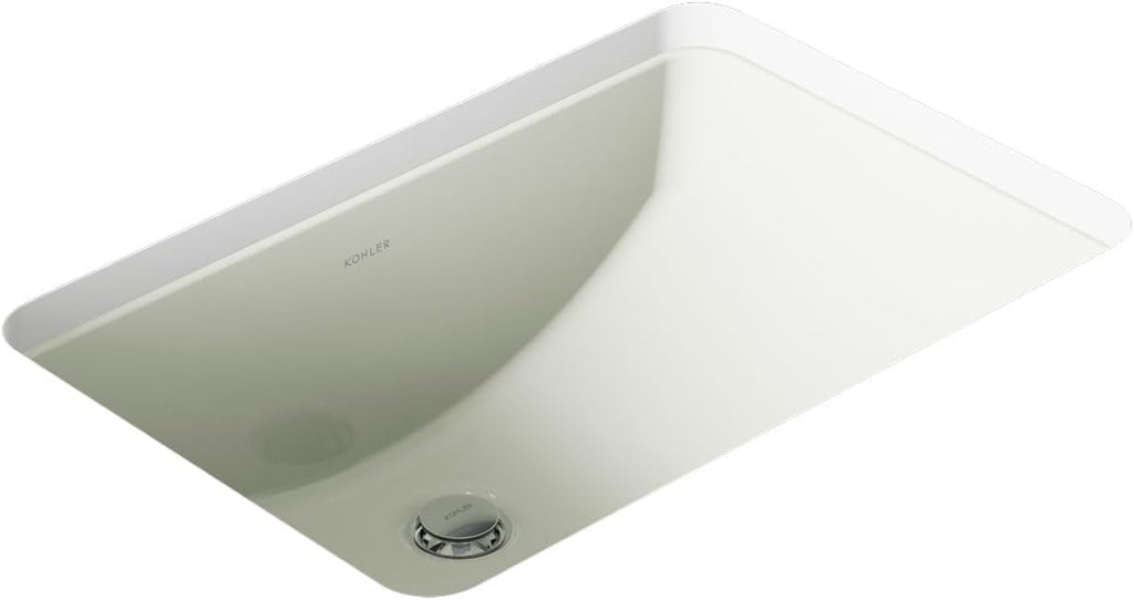 Kohler K-2214-NY 1-Bowl Undermount Bathroom Sink w/Overflow Dune