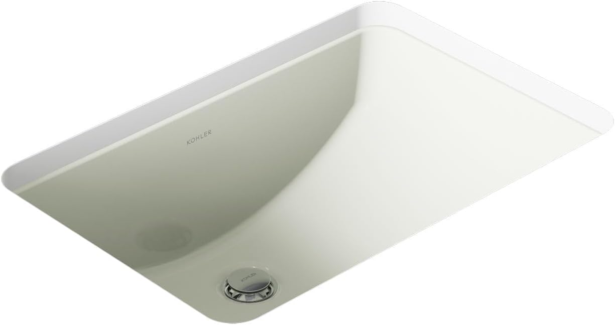 Kohler K-2214-NY 1-Bowl Undermount Bathroom Sink w/Overflow Dune