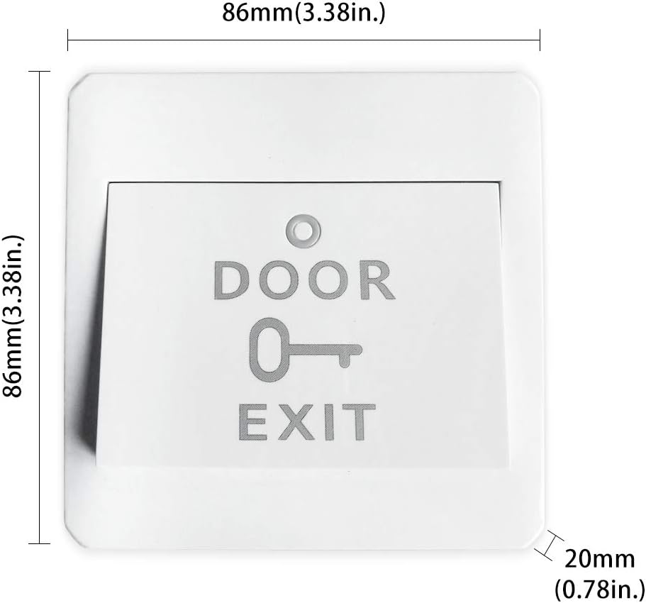 Olideauto Heavy Duty Commercial Door Operator Olide-120B,Low Power Auto Swing Door with 2PCS Exit Buttons and Stainless Steel DC12V 881lbs Electric Lock