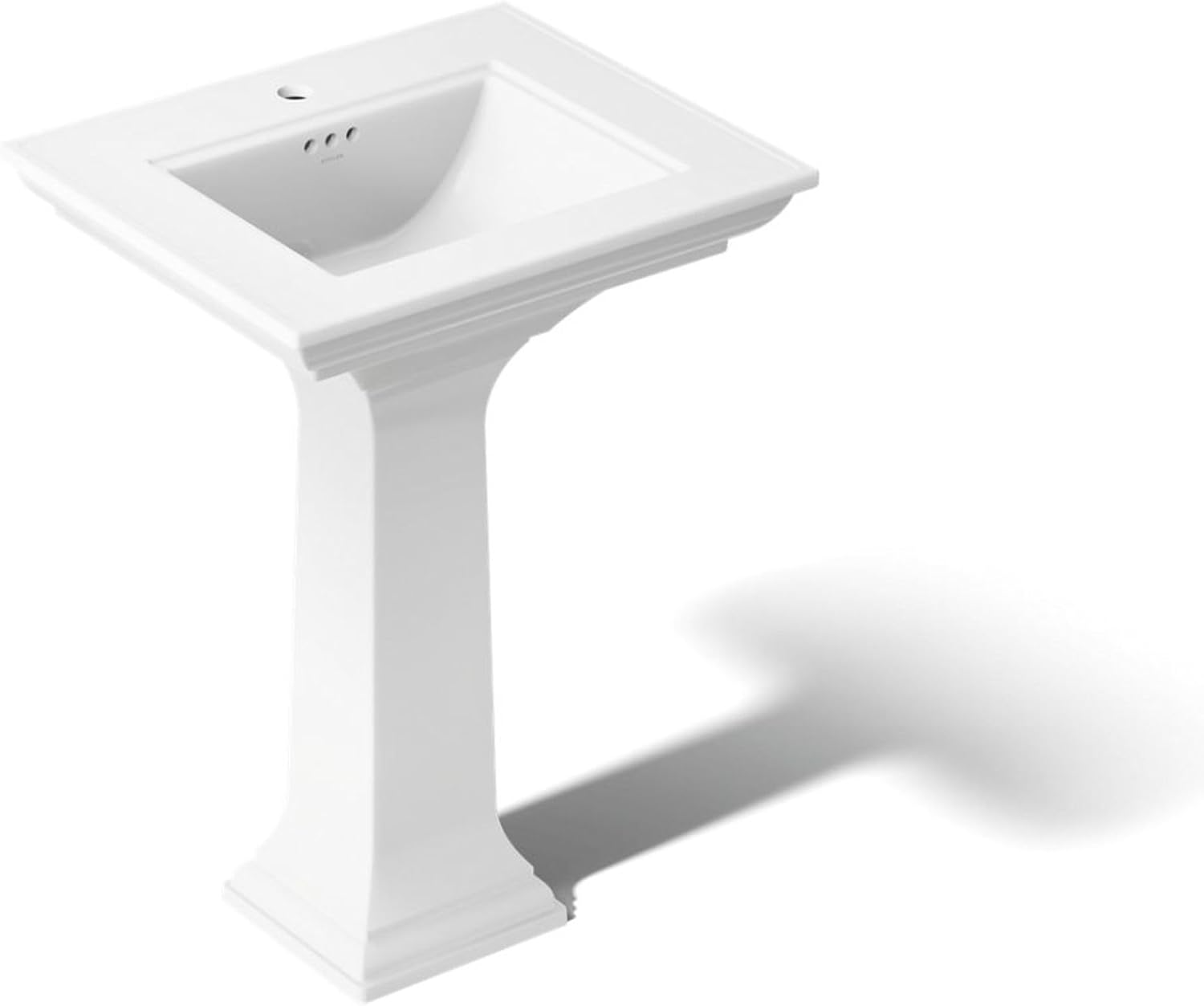 Kohler 2337-8-NY Memoirs® Stately 22-3/4' rectangular drop-in bathroom sink, Dune