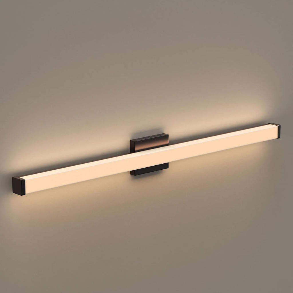 LEDMyplace 30W 36-inch LED Vanity Light Fixtures Over Mirror for Bathroom, Dressing Table, 3000/4000/5000K CCT Changeable, 2100LM, 120V, High CRI>80, Oil Rubbed Bronze, Dimmable Lighting, ETL Listed