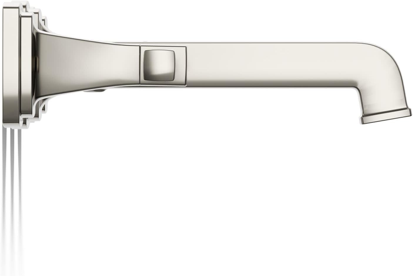 Kohler T26432-4-SN RIFF® Widespread wall-mount bathroom sink faucet trim, Vibrant Polished Nickel