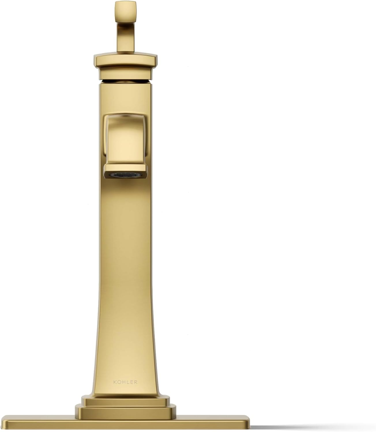 KOHLER 26430-4N-2MB K-26430-4N-2MB Riff Tall Single-Handle Bathroom Sink Faucet, 5 gpm, Vibrant Brushed Moderne Brass