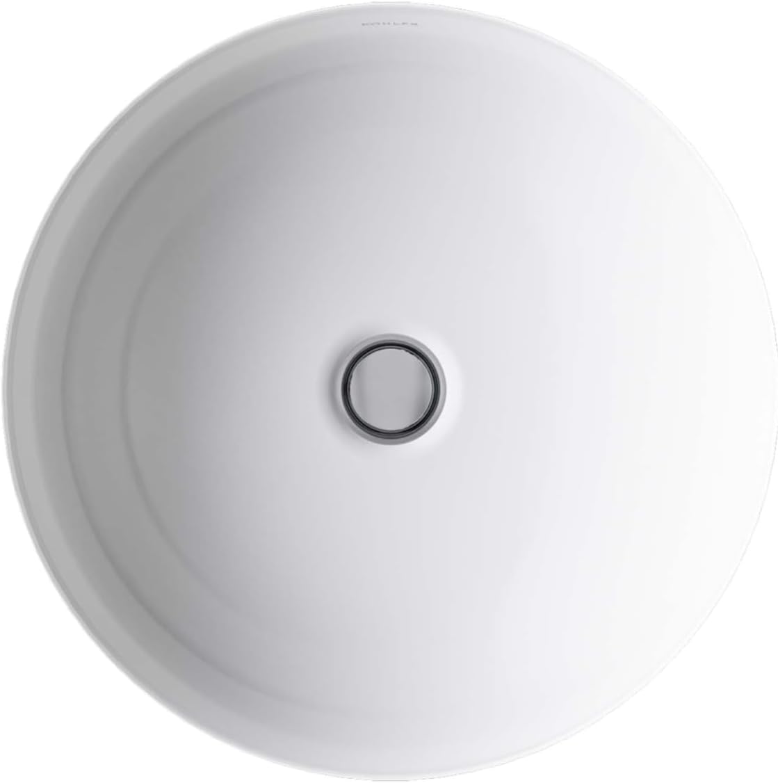KOHLER K-29000-0 Caxton Undercounter Bathroom Sink, Round, White