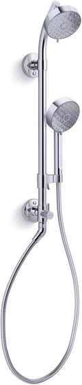 KOHLER 76471-Y-CP Awaken 1.75 GPM Retrofit Shower - Includes Shower Head, Hand Shower, Slide Bar and Hose, Polished Chrome