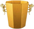 Keep Ice Frozen Longer Bar Ice Bucket Champagne Commercial Beer Wine for Cubes for parties(Gold)