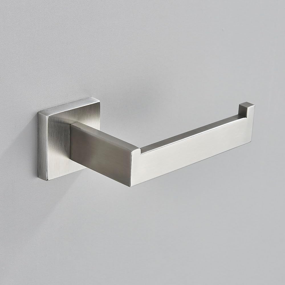 Stainless Steel Bathroom Accessories Set Brushed Nickel Towel Bar Robe Hook Toilet Paper Holder Ring Accessory,Toilet Paper Holder