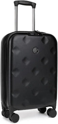 Carry On Luggage Expandable Foldable Lightweight Suitcase With 360 Silent Spinner Wheels Secure Lock Black Travel Bag Save Space S