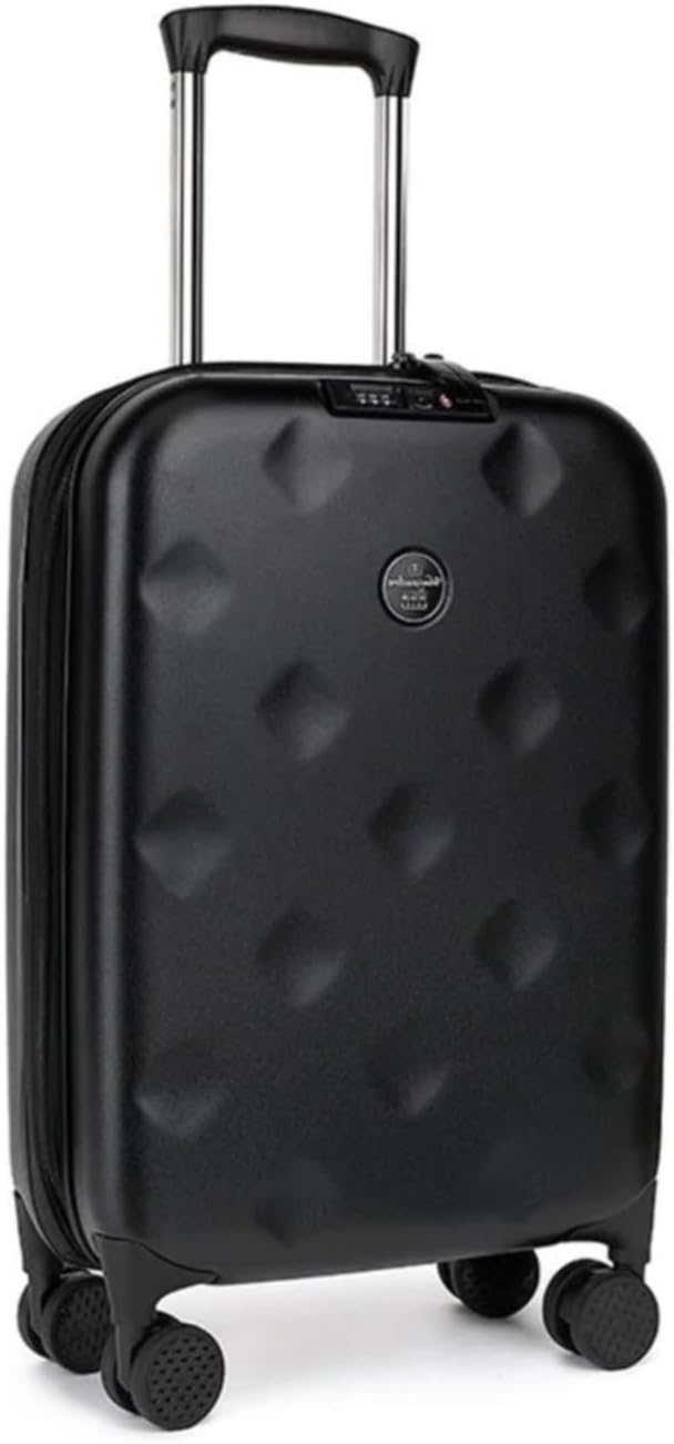 Carry On Luggage Expandable Foldable Lightweight Suitcase With 360 Silent Spinner Wheels Secure Lock Black Travel Bag Save Space S