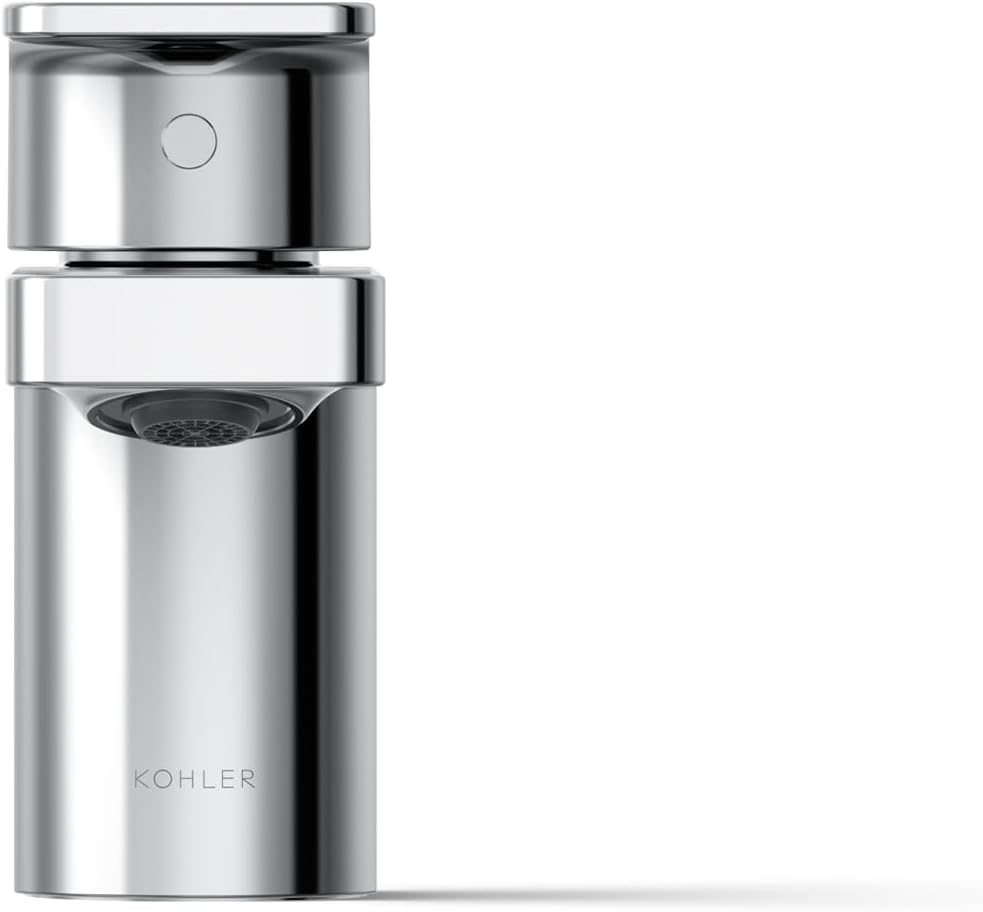 Kohler 24804-4-CP Parallel® Low Single-Handle Bathroom Sink Faucet, 1.2 gpm, Polished Chrome