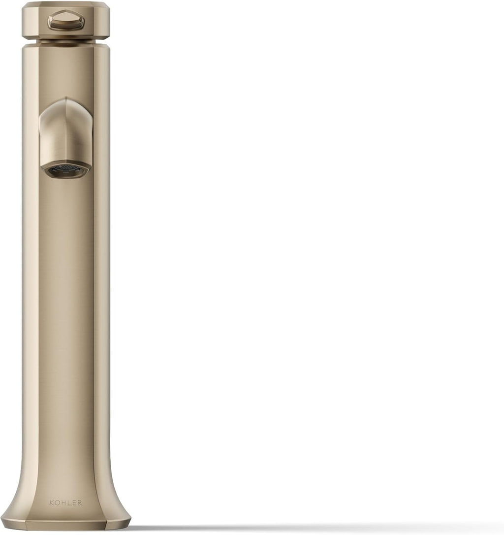 Kohler 27003-4-BV Occasion® Tall Single-Handle Bathroom Sink Faucet, 1.2 gpm, Vibrant Brushed Bronze