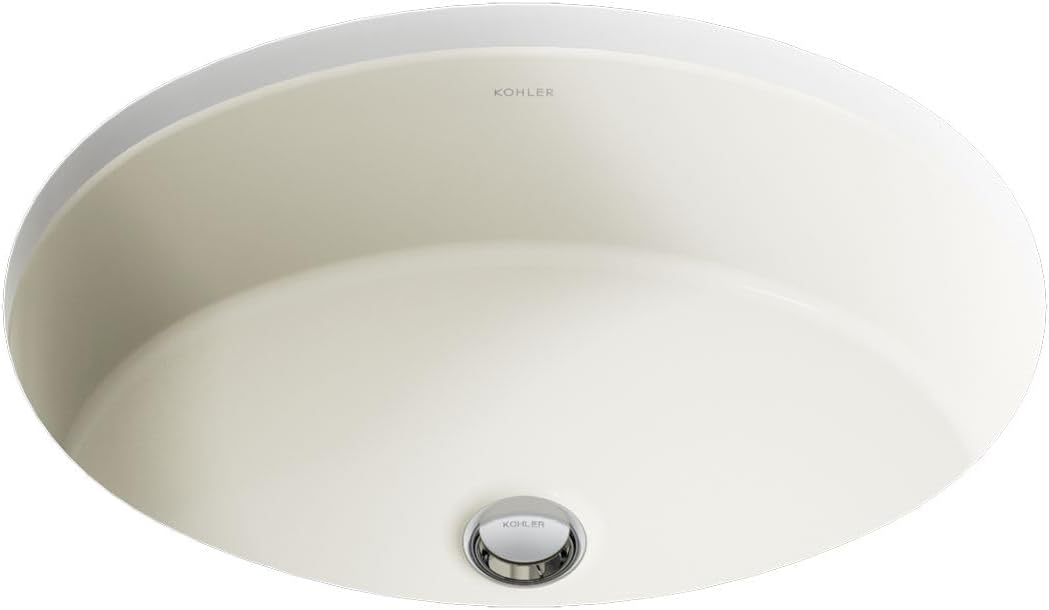 Kohler K-2881-96 1-Bowl Undermount Bathroom Sink w/Overflow Biscuit