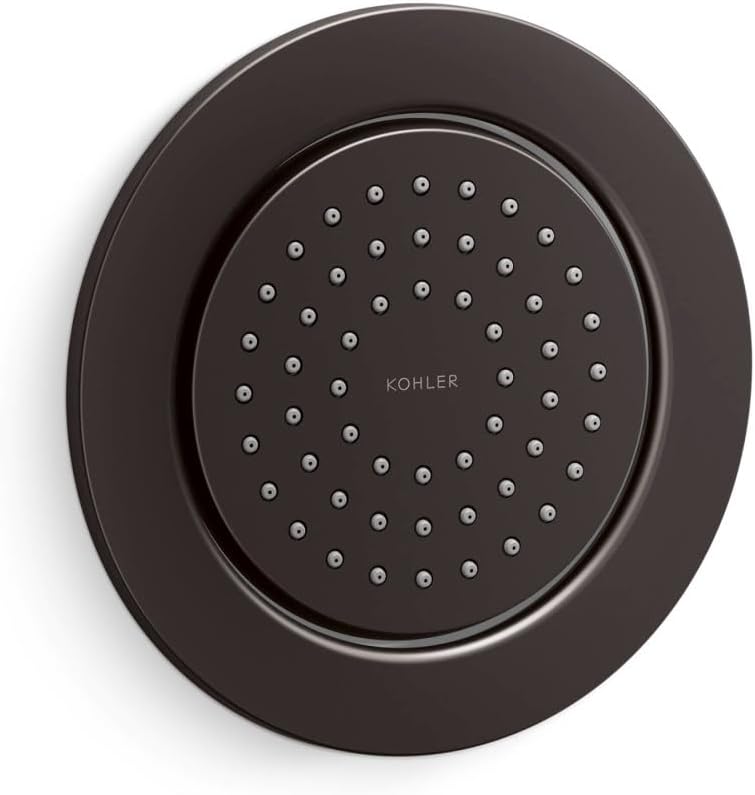 Kohler K-8014-2MB Watertile Round 54 Nozzle Single Function Body Spray, 2.0 GPM, Vibrant Moderne Brushed Brass