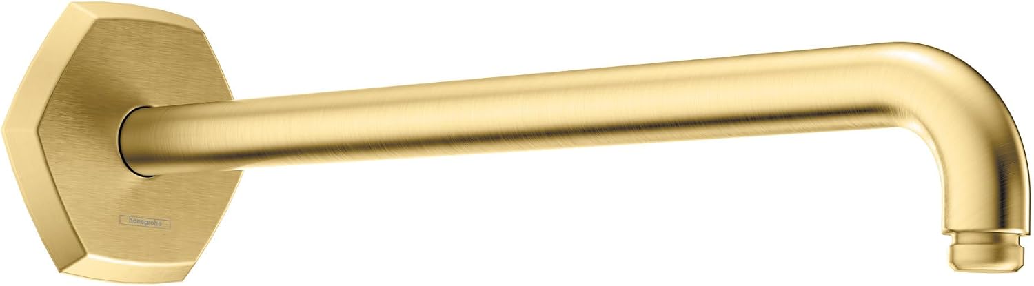 hansgrohe Locarno 15-inch Transitional Showerarm in Brushed Gold Optic, for , 04833250