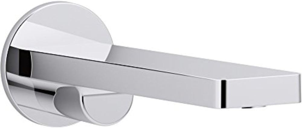 Kohler 73120-CP Composed Wall-Mount Non-Diverter Bath Spout, Polished Chrome