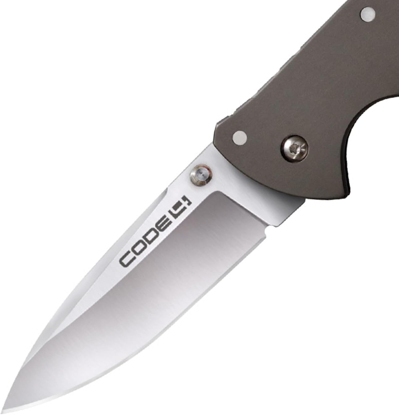 COLD STEEL Code 4 3.5' S35VN Razor-Sharp Blade 5' 6061 Aluminum Handle Everyday Carry Tactical Folding Knife w/Tri-Ad Locking Mechanism
