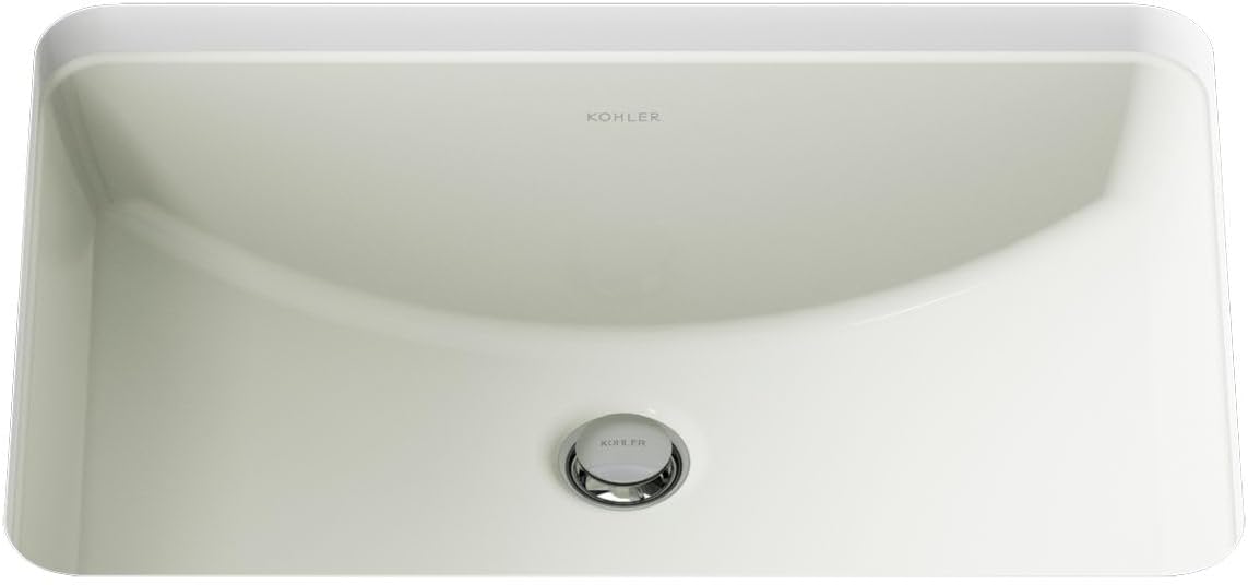 Kohler K-2214-NY 1-Bowl Undermount Bathroom Sink w/Overflow Dune