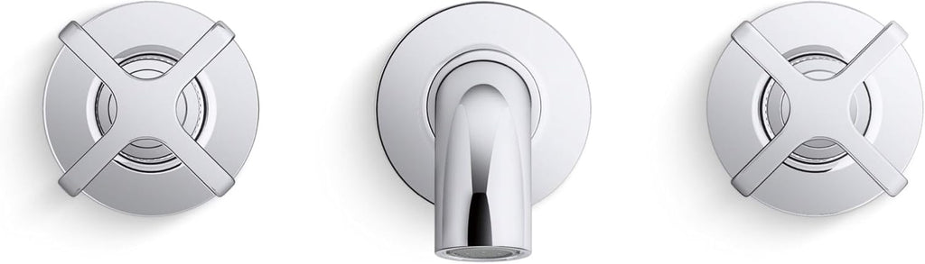 Kohler KT35910-3-2MB Castia by Studio McGee Wall Mounted Tub Filler Vibrant Brushed Moderne Brass