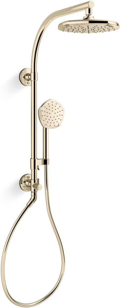 KOHLER K- 27118-G-AF OCCASION™ HYDRORAIL-R SET, 1.75 GPM, Vibrant French Gold