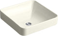 KOHLER 2661-96 Vox Square Vessel Above-Counter Bathroom Sink
