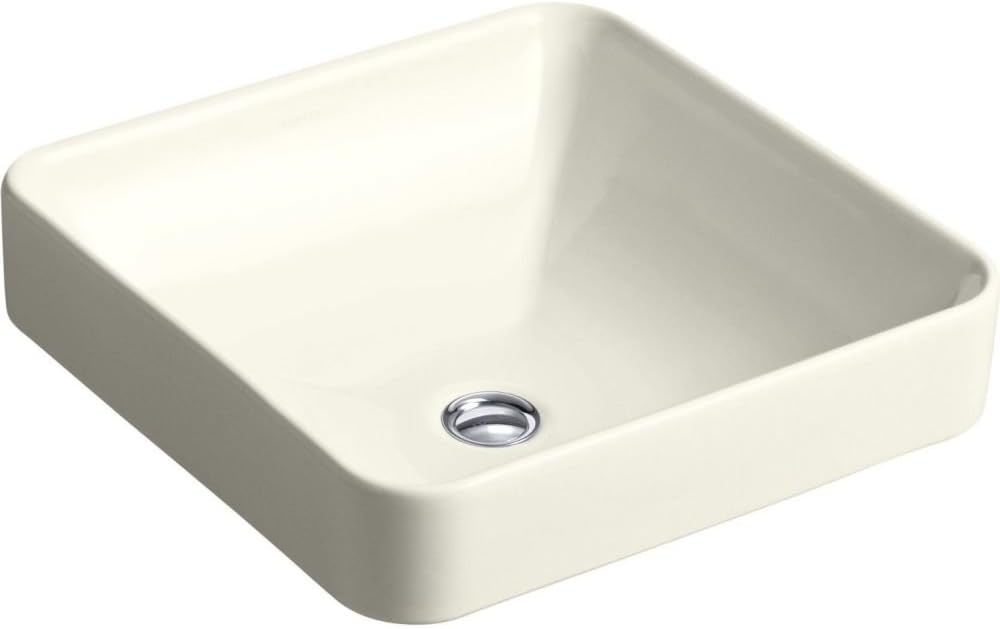 KOHLER 2661-96 Vox Square Vessel Above-Counter Bathroom Sink
