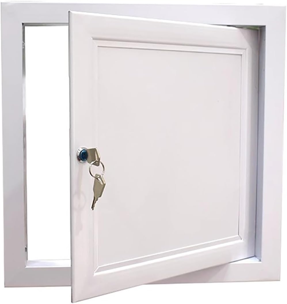 Shower Valve Access Panel with Lock & Door - Decorative Electrical Box Cover, 32.4'x32.4' - Easy Installation for Utility Inspection in Bathroom