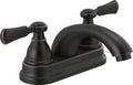 Peerless P2465LF-OB Elmhurst Two-Handle Bath Faucet Centerset, Oil Rubbed Bronze