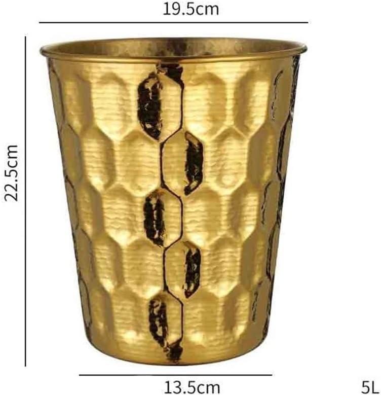 Ice Bucket, Ice Bucket Household Stainless Steel Ice Bucket Champagne Beer Wine Chilling Bucket Large Capacity Ice Grain Bucket Ice Buckets For Parties(Silver)