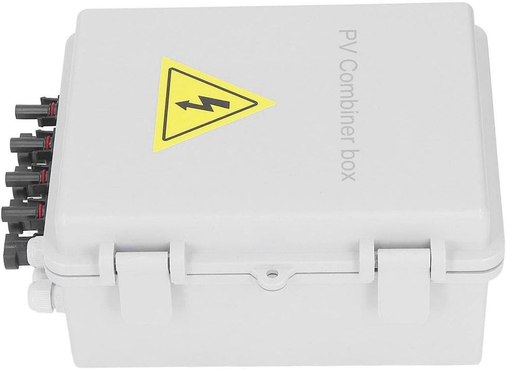 4 String Solar Combiner Box 10A Rated Current 63A Solar DC Circuit Breakers PV Combiner Box with Arrester Play 63A Disconnect and Br BoxPV