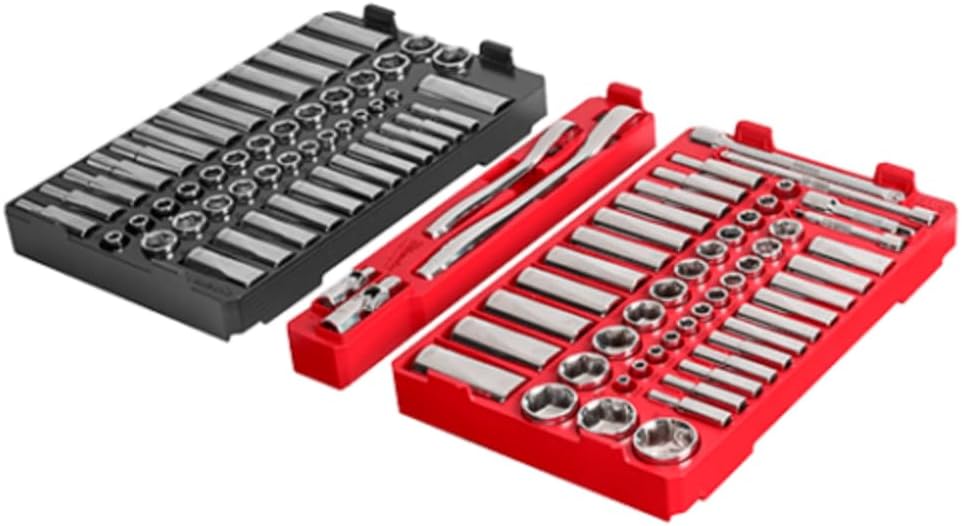 Fits Milwaukee 48-22-9486 1/4' & 3/8' Drive 106pc Ratchet & Socket Set with PACKOUT