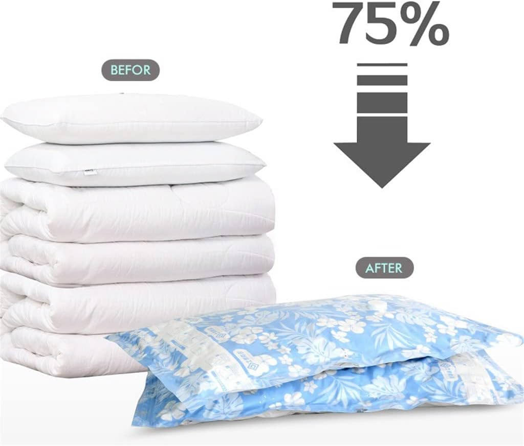 Vacuum Compression Storage Bags for Clothes Plastic Packing Travel Space Saver Bag for Luggage Home(Multi-colored,50x70cm*10pcs)