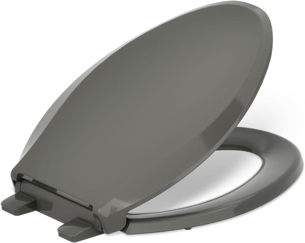KOHLER CACHET® Nightlight Soft Close Toilet Seat Elongated, ReadyLatch®, Grip-Tight Hardware, Thunder Gray