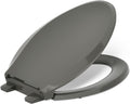 KOHLER CACHET® Nightlight Soft Close Toilet Seat Elongated, ReadyLatch®, Grip-Tight Hardware, Thunder Gray