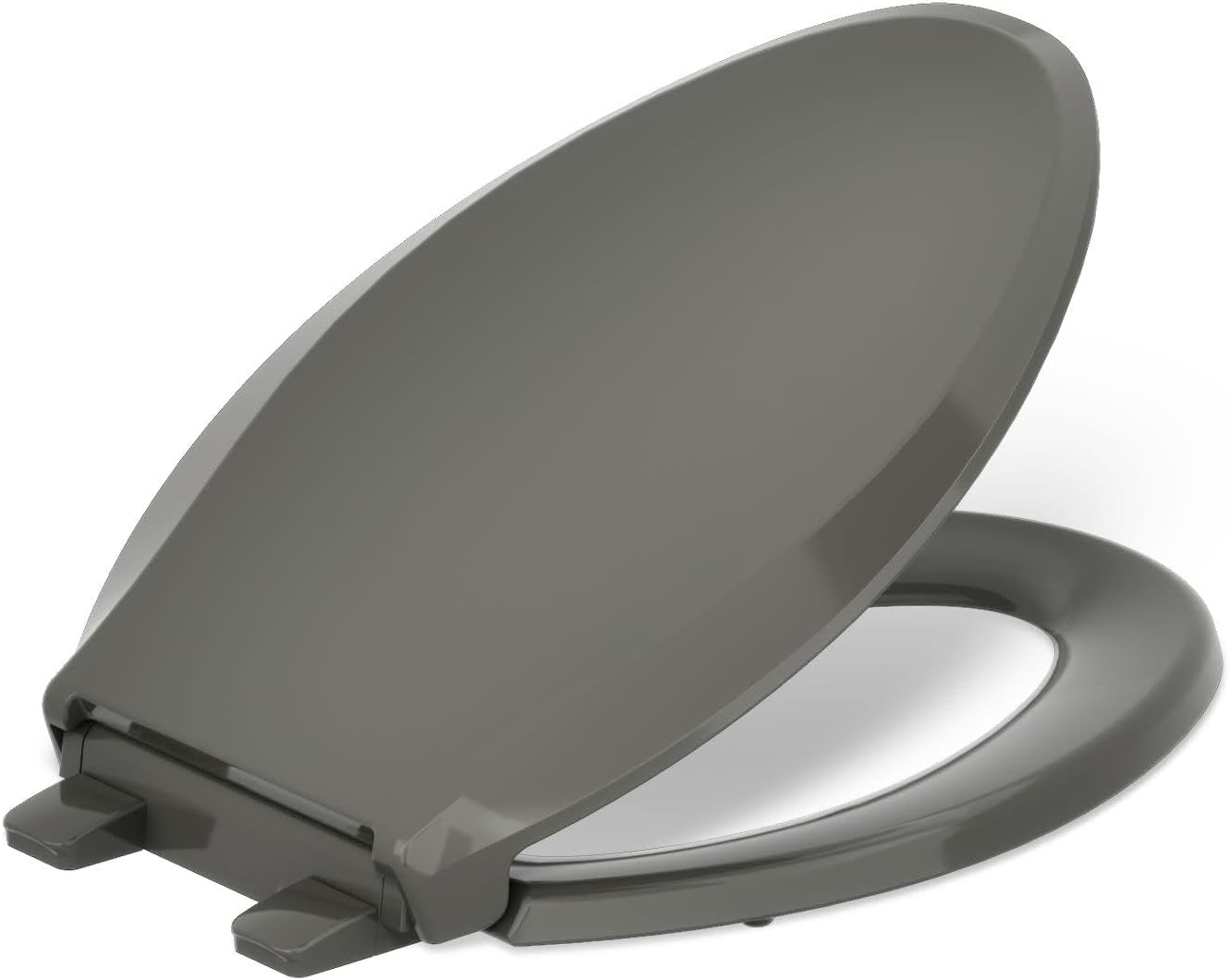 KOHLER CACHET® Nightlight Soft Close Toilet Seat Elongated, ReadyLatch®, Grip-Tight Hardware, Thunder Gray