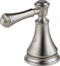 Delta Cassidy Brushed Nickel Lever Roman Tub Faucet Handle Set of 2, Stainless H697SS