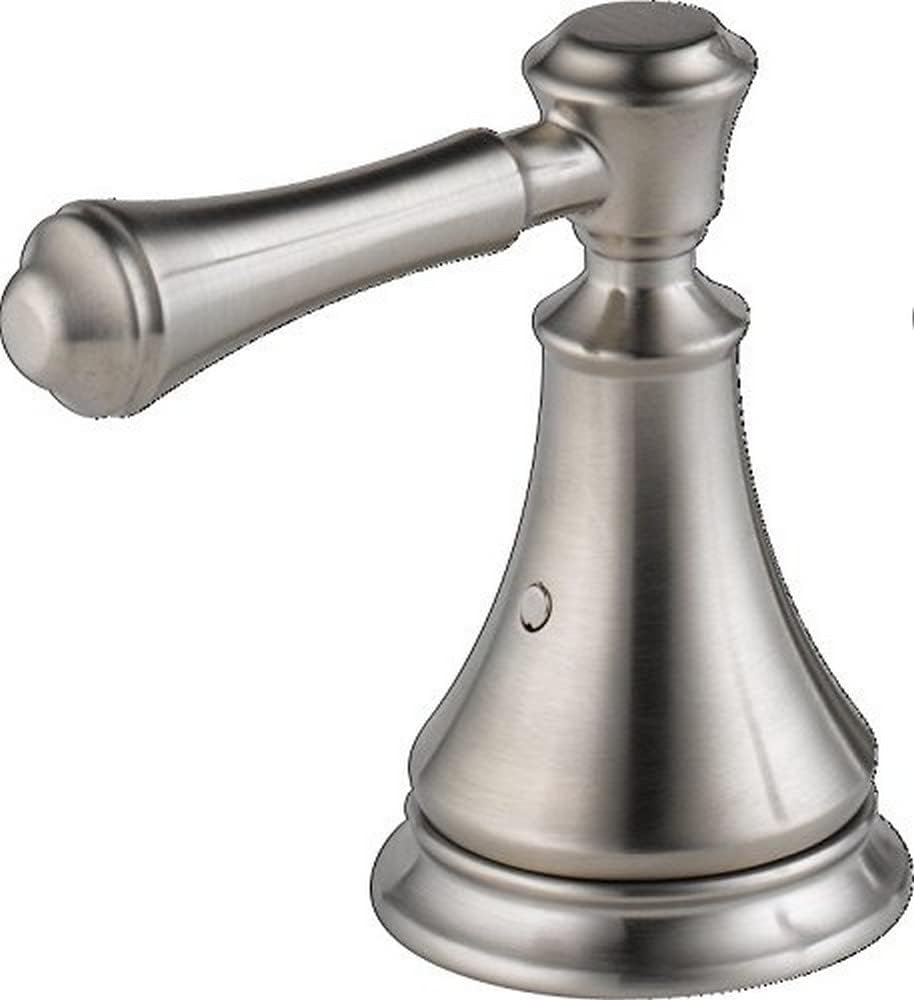 Delta Cassidy Brushed Nickel Lever Roman Tub Faucet Handle Set of 2, Stainless H697SS