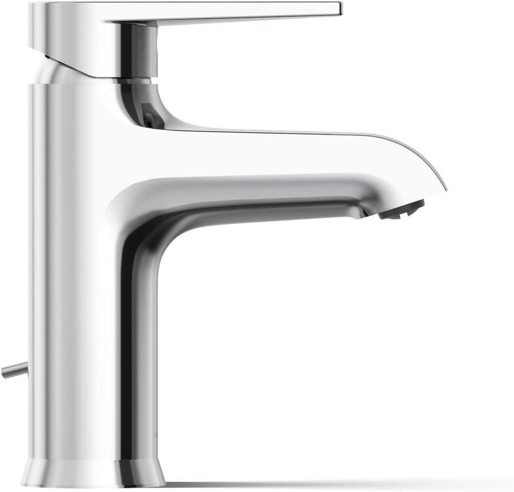 KOHLER K-37894-4-CP Hint® Centerset Bathroom Sink Faucet, Bathroom Faucets for Sink 3-Hole, 1.2 GPM, Polished Chrome
