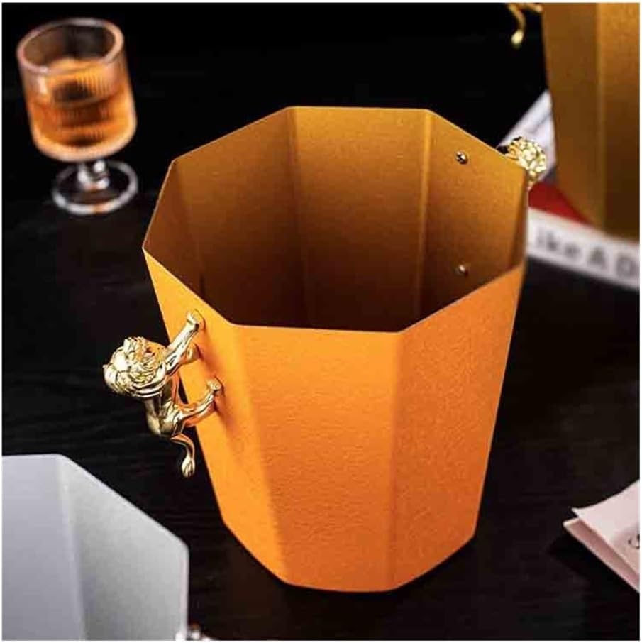 Ice Bucket, Bar Ice Bucket Champagne Bucket Commercial Beer Wine Bucket for Ice Cubes Ice Buckets For Parties(Silver)