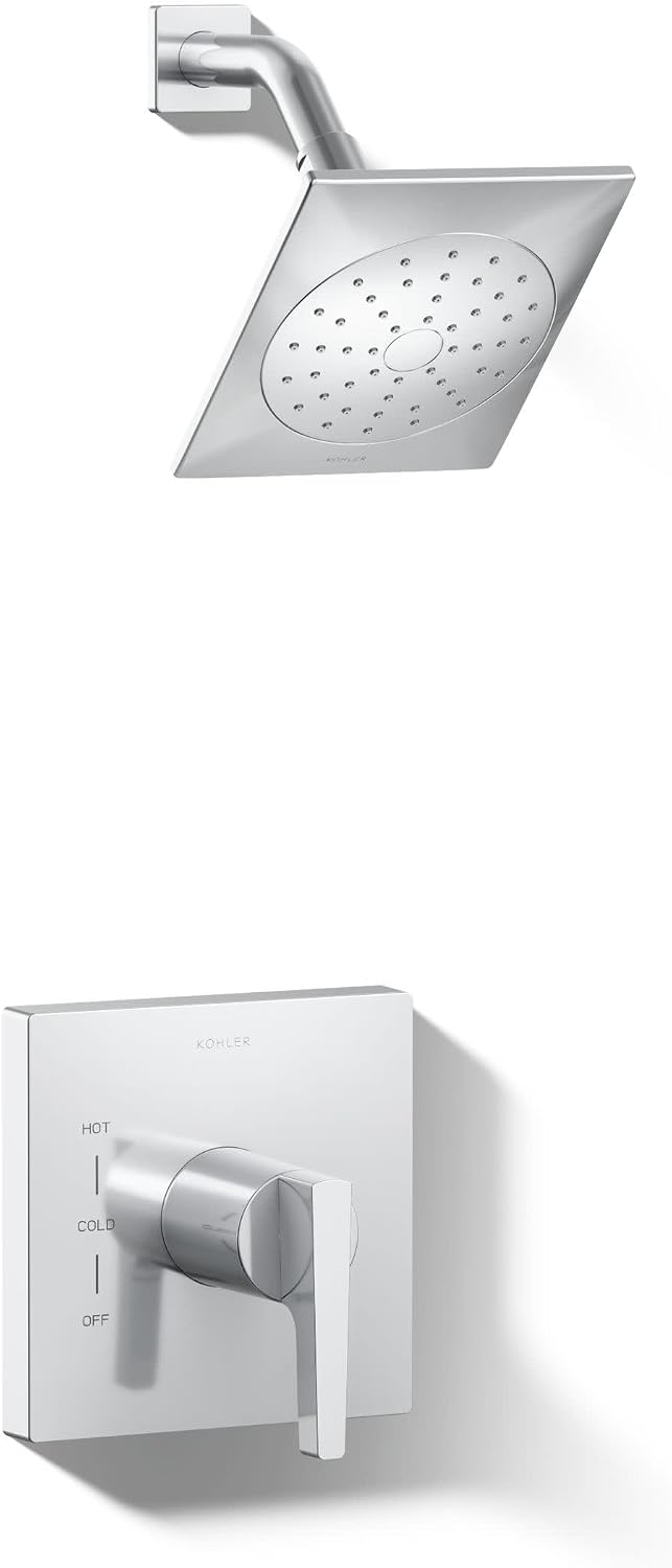 KOHLER Honesty Rite-temp Shower Trim with 1.75 Gpm Showerhead and Lever Handle