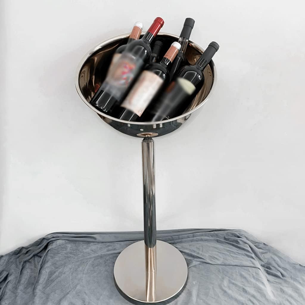 Ice Bucket Modern ice Bucket Standing Ice Bucket Rack Bevel Diameter Black Gold, Gold, Silver Large Capacity Ice Bucket for Parties 2l/405.81oz Large Capacity ice Bucket