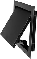 Customizable 10x16in Metal Ceiling Access Panel - Black Drywall Attic & Laundry Chute Door - Perfect for Bathroom & Electrical Maintenance Access
