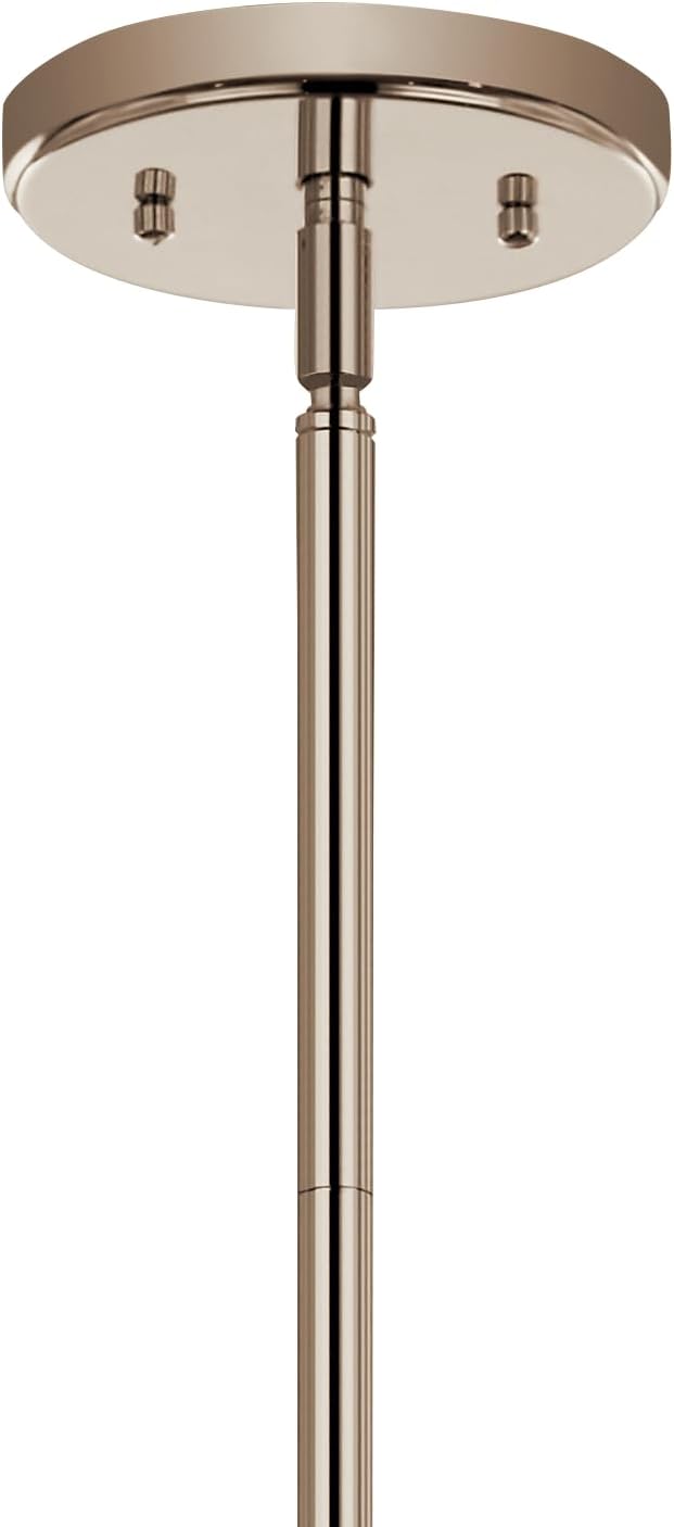 Velestino 30.25' 6 Light Chandelier in Polished Nickel, for Foyer, Dining Room, Living Room, Bedroom, (21.25' x 30.25') 52679PN