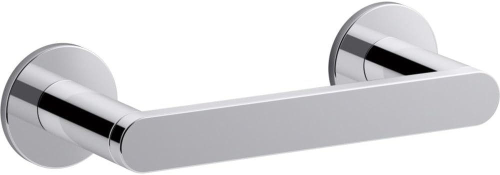 KOHLER 73147-CP Composed pivoting Toilet Tissue Holder, 2.00 x 3.19 x 6.00, Polished Chrome