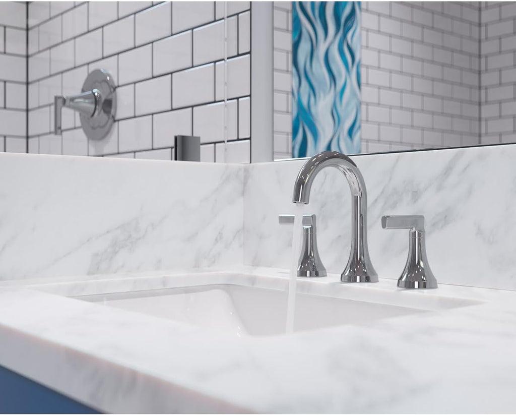 Pfister Vedra 2-Handle 8' Widespread Bathroom Faucet in Polished Chrome