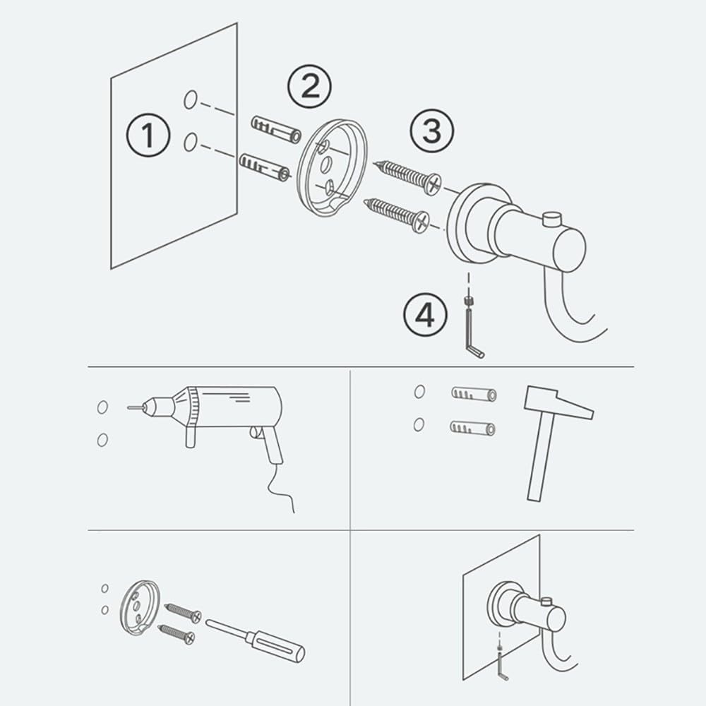 Stainless Steel Bathroom Accessories Set Brushed Nickel Towel Bar Robe Hook Toilet Paper Holder Ring Accessory,Single Towel Bar A