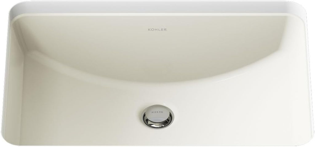Kohler K-2214-G-96 1-Bowl Undermount Bathroom Sink Biscuit